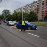 19.07.2017 Kielce. Wypadek na skrzyżowaniu ulic Warszawskiej i Studenckiej / Bartosz Koziej / Radio Kielce