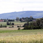 03.07.2017 Śniadka. Gospodarstwo agroturystyczne "Pod Bukiem". Widok na Góry Świętokrzyskie. / Krzysztof Bujnowicz / Radio Kielce