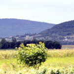 03.07.2017 Śniadka. Gospodarstwo agroturystyczne "Pod Bukiem". Widok na Góry Świętokrzyskie. / Krzysztof Bujnowicz / Radio Kielce