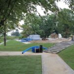 Ostrowiec Świętokrzyski. Budowa nowych basenów odkrytych w kompleksie Rawszczyna / Robert Felczak / Radio Kielce