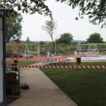 Ostrowiec Świętokrzyski. Budowa nowych basenów odkrytych w kompleksie Rawszczyna / Robert Felczak / Radio Kielce