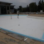 Ostrowiec Świętokrzyski. Budowa nowych basenów odkrytych w kompleksie Rawszczyna / Robert Felczak / Radio Kielce