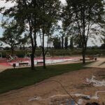 Ostrowiec Świętokrzyski. Budowa nowych basenów odkrytych w kompleksie Rawszczyna / Robert Felczak / Radio Kielce