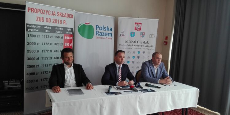 Konferencja Polski Razem. Miłosz Pamuła. / Michał Kita / Radio Kielce