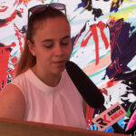 Stąporków. "Stacja: Wakacje" - mieszkańcy grali w kapsle oraz czytali fragmenty "Wesela" / Marek Wtorek / Radio Kielce