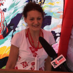 Stąporków. "Stacja: Wakacje" - mieszkańcy grali w kapsle oraz czytali fragmenty "Wesela" / Marek Wtorek / Radio Kielce