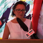 Stąporków. "Stacja: Wakacje" - mieszkańcy grali w kapsle oraz czytali fragmenty "Wesela" / Marek Wtorek / Radio Kielce