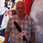 Stąporków. "Stacja: Wakacje" - mieszkańcy grali w kapsle oraz czytali fragmenty "Wesela" / Marek Wtorek / Radio Kielce