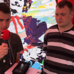 Stąporków. "Stacja: Wakacje" - mieszkańcy grali w kapsle oraz czytali fragmenty "Wesela" / Marek Wtorek / Radio Kielce