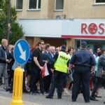 06.07.2017 Warszawa. Plac Krasińskich przed przemówieniem Donalda Trumpa / Włodzimierz Batóg / Radio Kielce