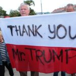 06.07.2017 Warszawa. Plac Krasińskich przed przemówieniem Donalda Trumpa / Włodzimierz Batóg / Radio Kielce