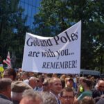 06.07.2017 Warszawa. Plac Krasińskich przed przemówieniem Donalda Trumpa / Bartłomiej Zapała / Radio Kielce