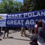 06.07.2017 Warszawa. Plac Krasińskich przed przemówieniem Donalda Trumpa / Bartłomiej Zapała / Radio Kielce