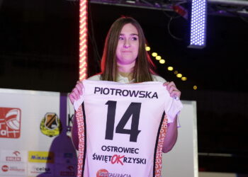 02.09.2016 Ostrowiec Świętokrzyski. Prezentacja drużyny siatkarek KSZO Ostrowiec. Julia Piotrowska. / Jarosław Kubalski / Radio Kielce