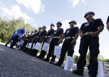 07.06.2017 Kielce. Finał konkursu „Policjant Roku Ruchu Drogowego”. / Jarosław Kubalski / Radio Kielce