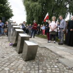 04.07.2017 Kielce. 71. rocznica pogromu kieleckiego. Uroczystości pod Pomnikiem Menory. / Jarosław Kubalski / Radio Kielce