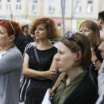 04.07.2017 Kielce. 71. rocznica pogromu kieleckiego. Uroczystości pod Pomnikiem Menory. / Jarosław Kubalski / Radio Kielce