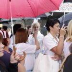 04.07.2017 Kielce. Protest pielęgniarek przed ŚCO. / Jarosław Kubalski / Radio Kielce