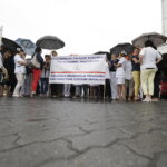 04.07.2017 Kielce. Protest pielęgniarek przed ŚCO. / Jarosław Kubalski / Radio Kielce