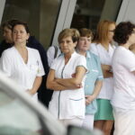 04.07.2017 Kielce. Protest pielęgniarek przed ŚCO. / Jarosław Kubalski / Radio Kielce