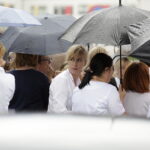 04.07.2017 Kielce. Protest pielęgniarek przed ŚCO. / Jarosław Kubalski / Radio Kielce