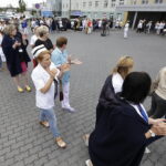 04.07.2017 Kielce. Protest pielęgniarek przed ŚCO. / Jarosław Kubalski / Radio Kielce