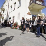 04.07.2017 Kielce. 71. rocznica pogromu kieleckiego. Uroczystości przy kamienicy Planty 7 / 9. / Jarosław Kubalski / Radio Kielce