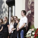 04.07.2017 Kielce. 71. rocznica pogromu kieleckiego. Uroczystości przy kamienicy Planty 7 / 9. / Jarosław Kubalski / Radio Kielce