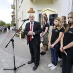 04.07.2017 Kielce. 71. rocznica pogromu kieleckiego. Uroczystości przy kamienicy Planty 7 / 9. Naczelny rabin Polski Michael Schudrich. / Jarosław Kubalski / Radio Kielce