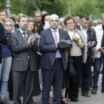 04.07.2017 Kielce. 71. rocznica pogromu kieleckiego. Uroczystości przy kamienicy Planty 7 / 9. / Jarosław Kubalski / Radio Kielce