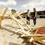 06.07.2017 Tokarnia. Park etnograficzny. Warsztaty dla studentów politechnik. / Jarosław Kubalski / Radio Kielce