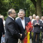 08.07.2017 Busko Zdrój. XXIII Międzynarodowy Festiwal Muzyczny im. Krystyny Jamroz. Słoneczko w Aleji Gwiazd odsłonił Vadim Brodski. / Jarosław Kubalski / Radio Kielce