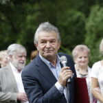 08.07.2017 Busko Zdrój. XXIII Międzynarodowy Festiwal Muzyczny im. Krystyny Jamroz. Słoneczko w Aleji Gwiazd odsłonił Vadim Brodski. / Jarosław Kubalski / Radio Kielce