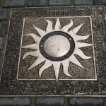 08.07.2017 Busko Zdrój. XXIII Międzynarodowy Festiwal Muzyczny im. Krystyny Jamroz. Słoneczko w Aleji Gwiazd odsłonił Vadim Brodski. / Jarosław Kubalski / Radio Kielce