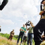 09.07.2017 Sielpia. Plan zdjęciowy filmu "Wilk" w reżyserii Dionizego Krawczyńskiego. / Jarosław Kubalski / Radio Kielce