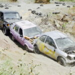 09.07.2017 Nowiny. Wyścigi wraków. Wrak Race. / Jarosław Kubalski / Radio Kielce