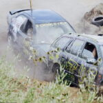 09.07.2017 Nowiny. Wyścigi wraków. Wrak Race. / Jarosław Kubalski / Radio Kielce