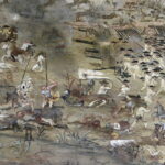 10.07.2017 Opatów. Kolegiata. Malowidło wyobrażające bitwę pod Grunwaldem. / Jarosław Kubalski / Radio Kielce