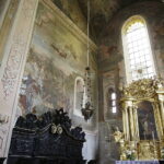 10.07.2017 Opatów. Kolegiata. Malowidło wyobrażające bitwę pod Grunwaldem. / Jarosław Kubalski / Radio Kielce