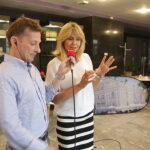 11.07.2017 Kielce. Gościem „Stacji:wakacje” była Ewa Wachowicz. / Jarosław Kubalski / Radio Kielce