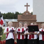 12.07.2017 Michniów. Uroczystości w 74. rocznicę pacyfikacji wsi przez Niemców. / Jarosław Kubalski / Radio Kielce