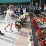 12.07.2017 Michniów. Uroczystości w 74. rocznicę pacyfikacji wsi przez Niemców. / Jarosław Kubalski / Radio Kielce