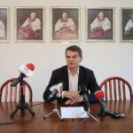 12.07.2017 Kielce.. Rektor UJK Jacek Semaniak podczas konferencji prasowej. / Jarosław Kubalski / Radio Kielce