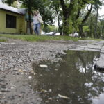 14.07.2017 Kielce. Chodnik przy ulicy Marszałkowskiej. / Jarosław Kubalski / Radio Kielce