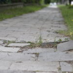 14.07.2017 Kielce. Chodnik przy ulicy Marszałkowskiej. / Jarosław Kubalski / Radio Kielce