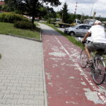 14.07.2017 Kielce. Chodnik przy ulicy Marszałkowskiej. / Jarosław Kubalski / Radio Kielce