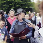 15.07.2017 Adamów. Kuźnice Koneckie. Inscenizacja powitania króla Augusta Poniatowskiego. / Jarosław Kubalski / Radio Kielce