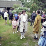 15.07.2017 Adamów. Kuźnice Koneckie. Inscenizacja powitania króla Augusta Poniatowskiego. Zagrał go reżyser Andrzej Skorupski. / Jarosław Kubalski / Radio Kielce