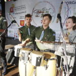 16.07.2017 Kielce Festiwal Harcerski. Zespół Watraki z Koła na Rynku. / Jarosław Kubalski / Radio Kielce