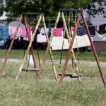 20.07.2017 Kielce. Zaniedbany plac zabaw przy ulicy Lecha. / Jarosław Kubalski / Radio Kielce